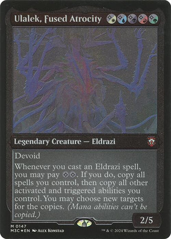 (Thick Stock Display Commander) Ulalek, Fused Atrocity [Modern Horizons 3 Commander]