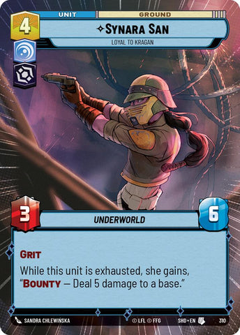 Synara San - Loyal to Kragan (310) (Hyperspace) (310) [Shadows of the Galaxy]
