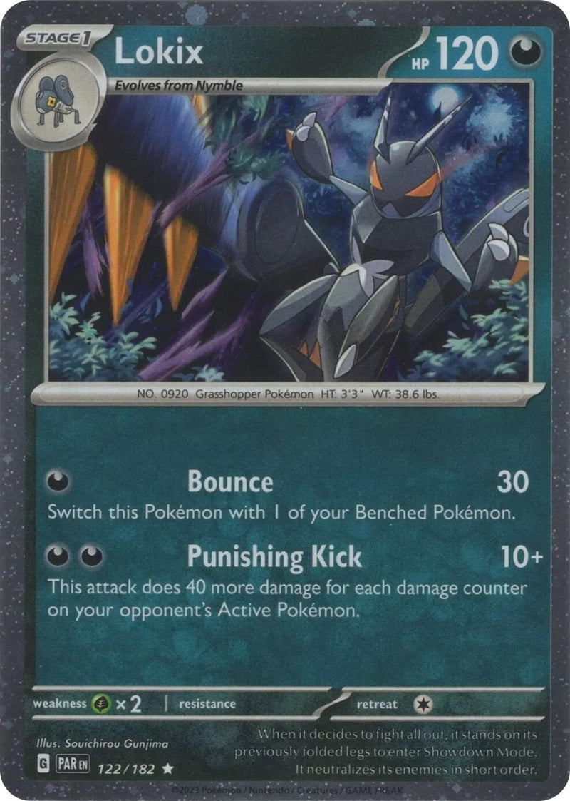 Lokix (122/182) (Cosmos Holo) (Scarlet & Violet: Paradox Rift) [Theme Deck Exclusive]