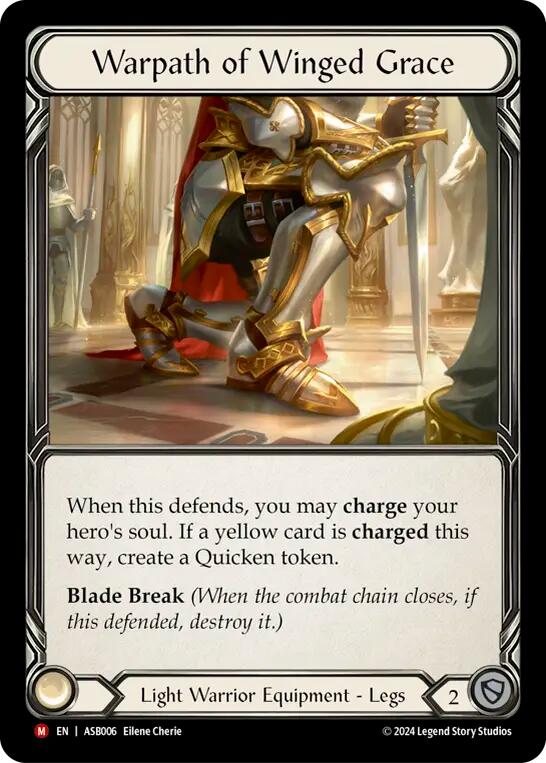 Warpath of Winged Grace [ASB006] (Armory Deck: Boltyn) Rainbow Foil