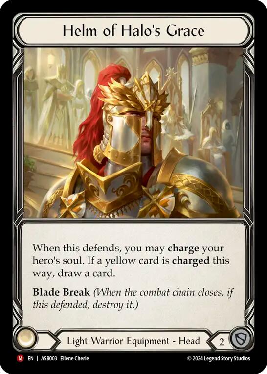 Helm of Halo's Grace [ASB003] (Armory Deck: Boltyn) Rainbow Foil