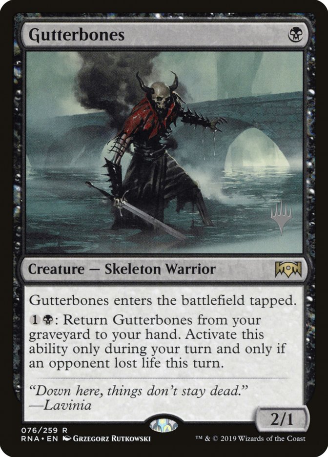 Gutterbones (Promo Pack) [Ravnica Allegiance Promo Pack]