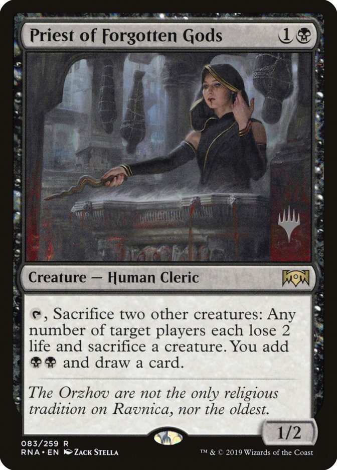 Priest of Forgotten Gods (Promo Pack) [Ravnica Allegiance Promo Pack]