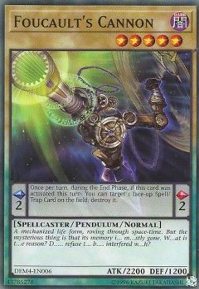 Foucault's Cannon [DEM4-EN006] (Promo) Common