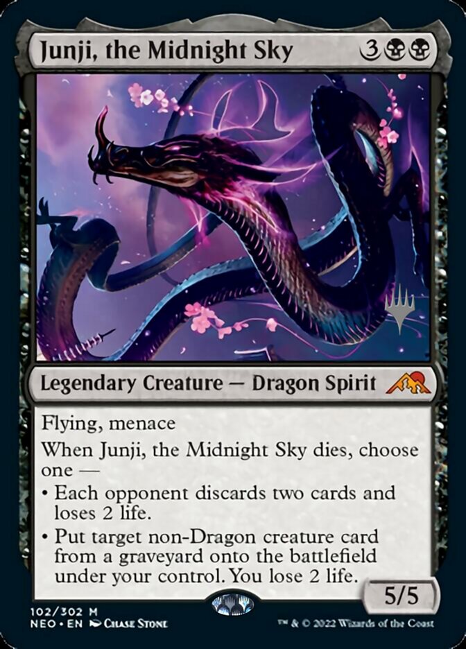 Junji, the Midnight Sky (Promo Pack) [Kamigawa: Neon Dynasty Promo Pack]