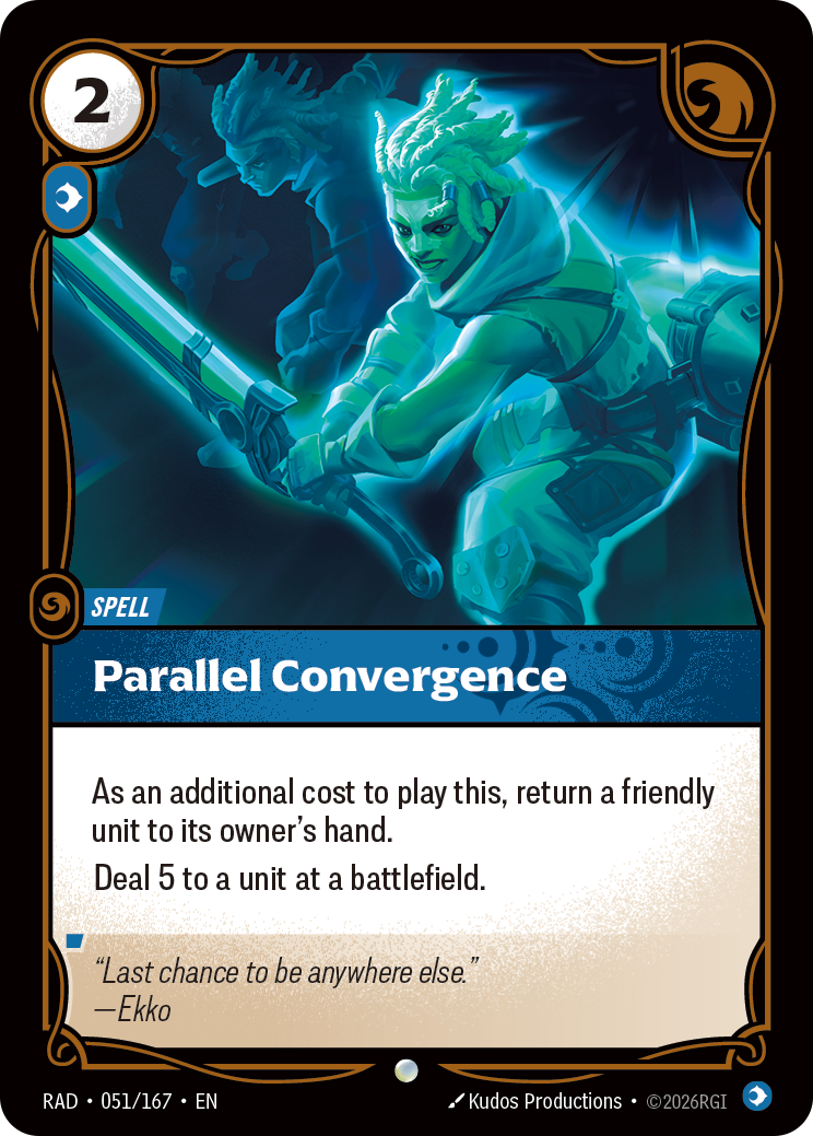 front of card Parallel Convergence [Radiance] 051/167