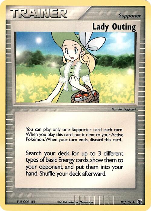 Lady Outing (83/109) (EX: Ruby & Sapphire) [Theme Deck Exclusive]