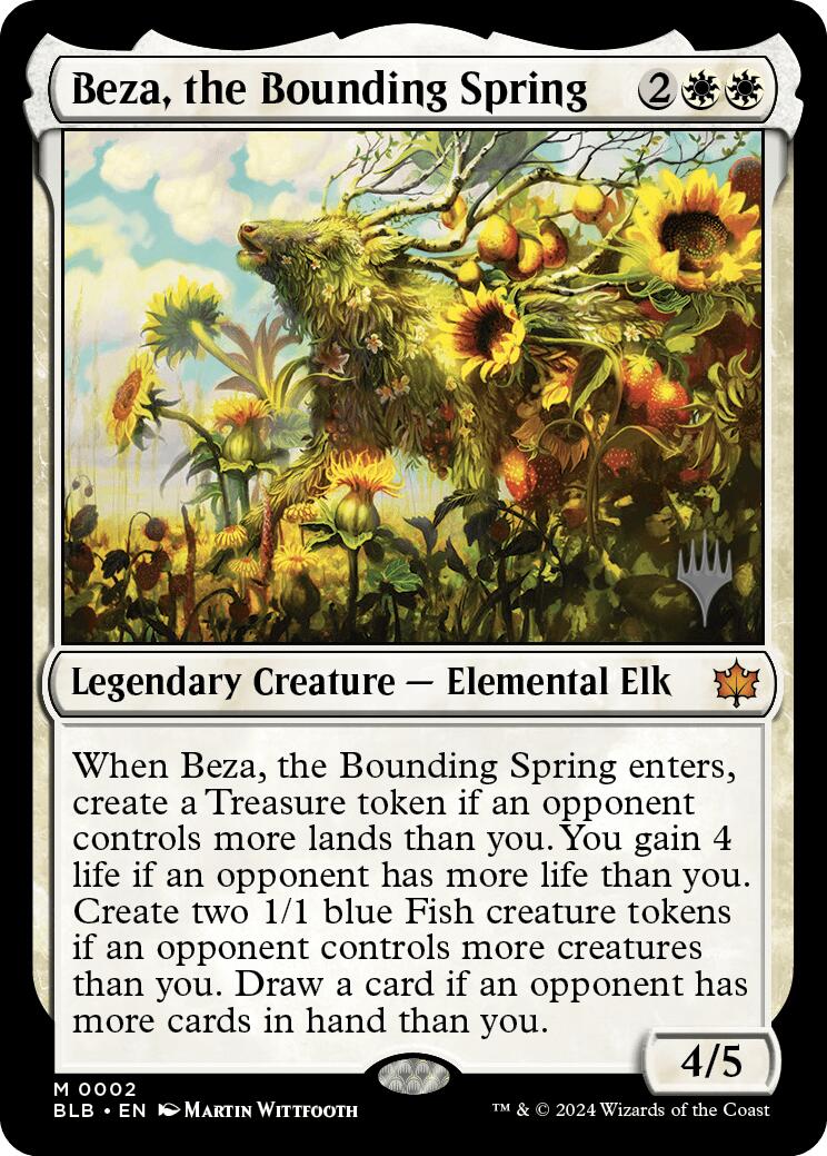 Beza, the Bounding Spring [Bloomburrow Promo Pack]