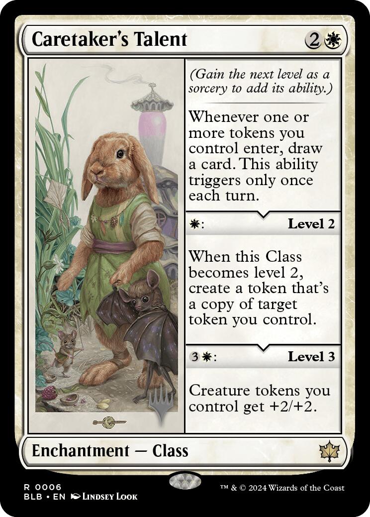 Caretaker's Talent [Bloomburrow Promo Pack]