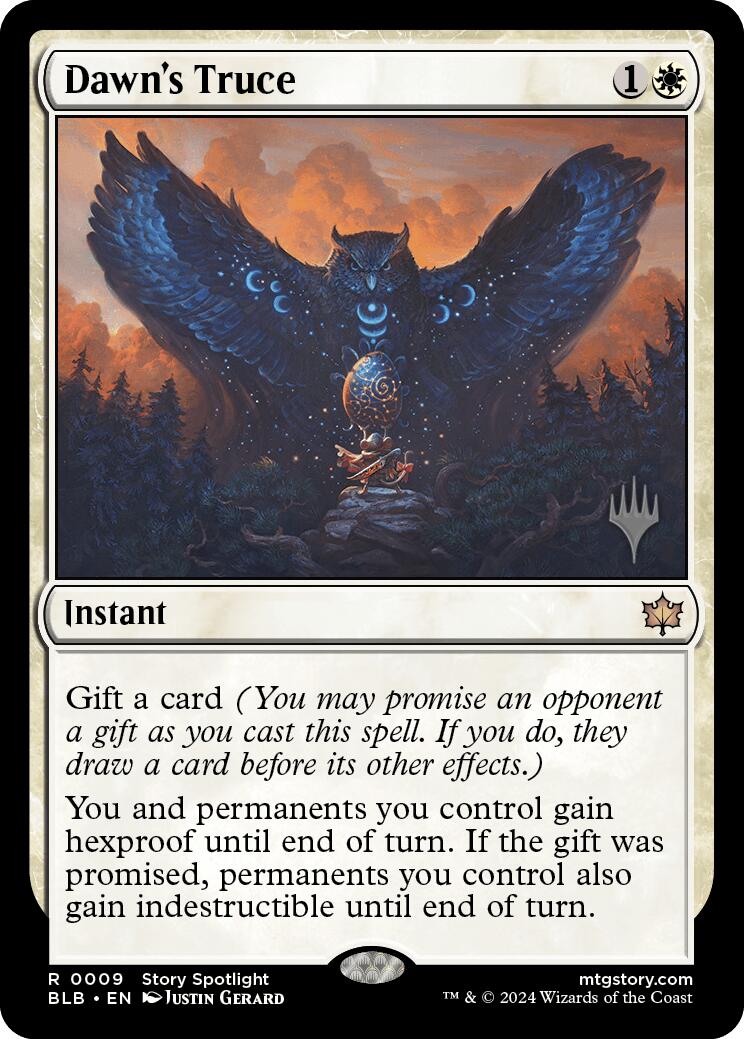 Dawn's Truce [Bloomburrow Promo Pack]