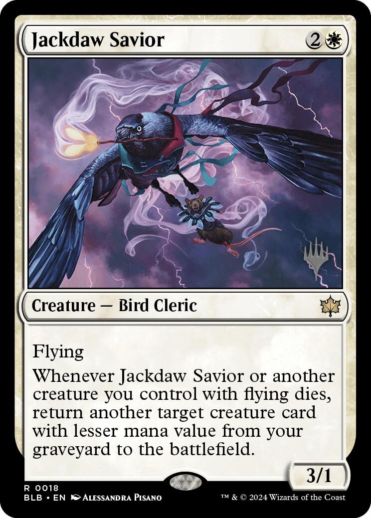 Jackdaw Savior [Bloomburrow Promo Pack]