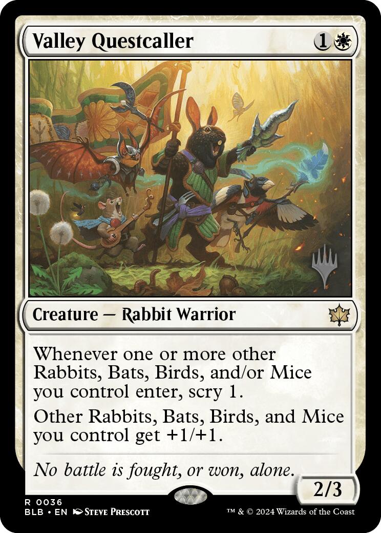 Valley Questcaller [Bloomburrow Promo Pack]