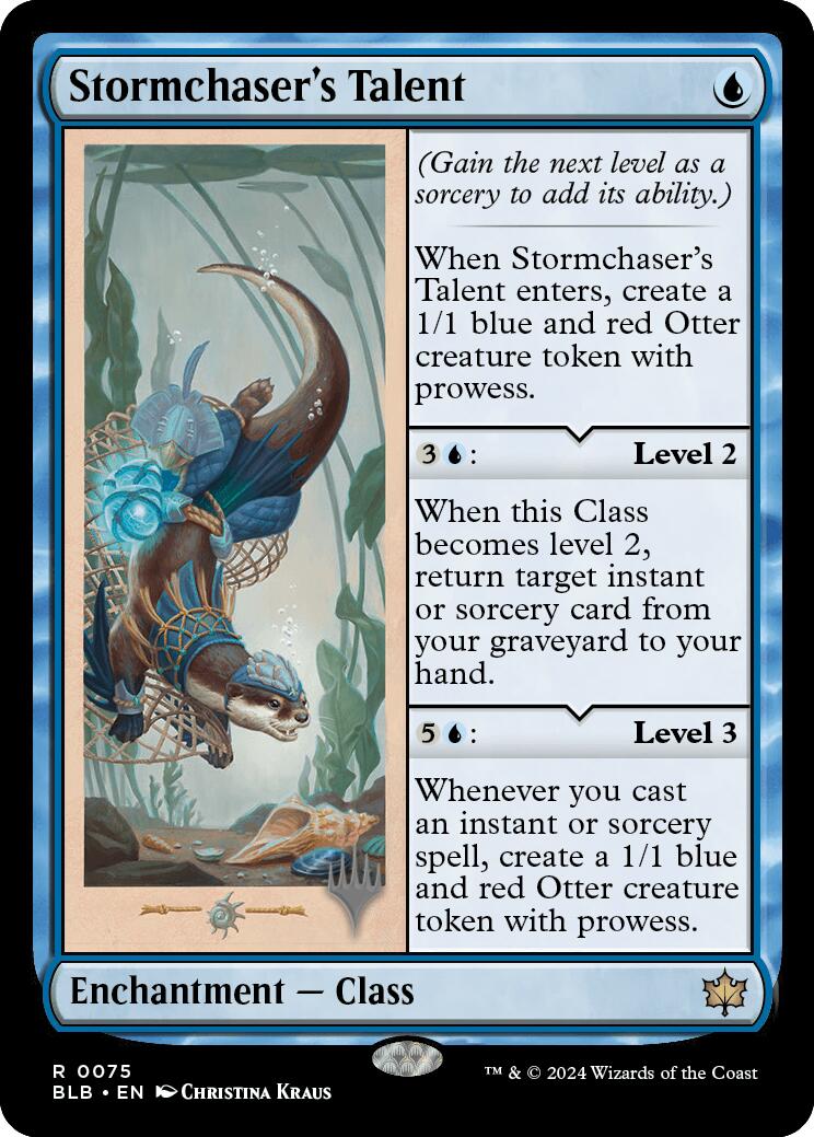 Stormchaser's Talent [Bloomburrow Promo Pack]