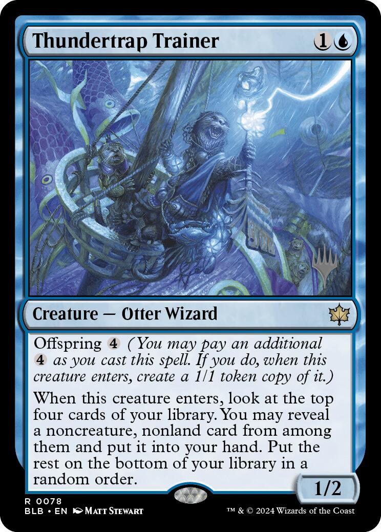 Thundertrap Trainer [Bloomburrow Promo Pack]