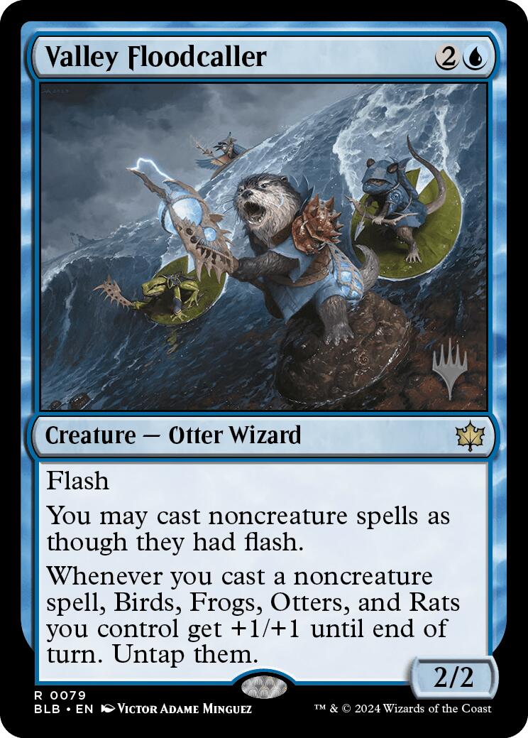 Valley Floodcaller [Bloomburrow Promo Pack]