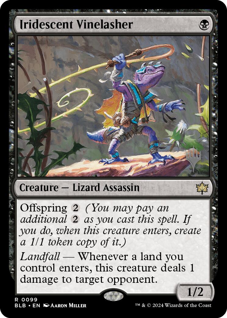 Iridescent Vinelasher [Bloomburrow Promo Pack]