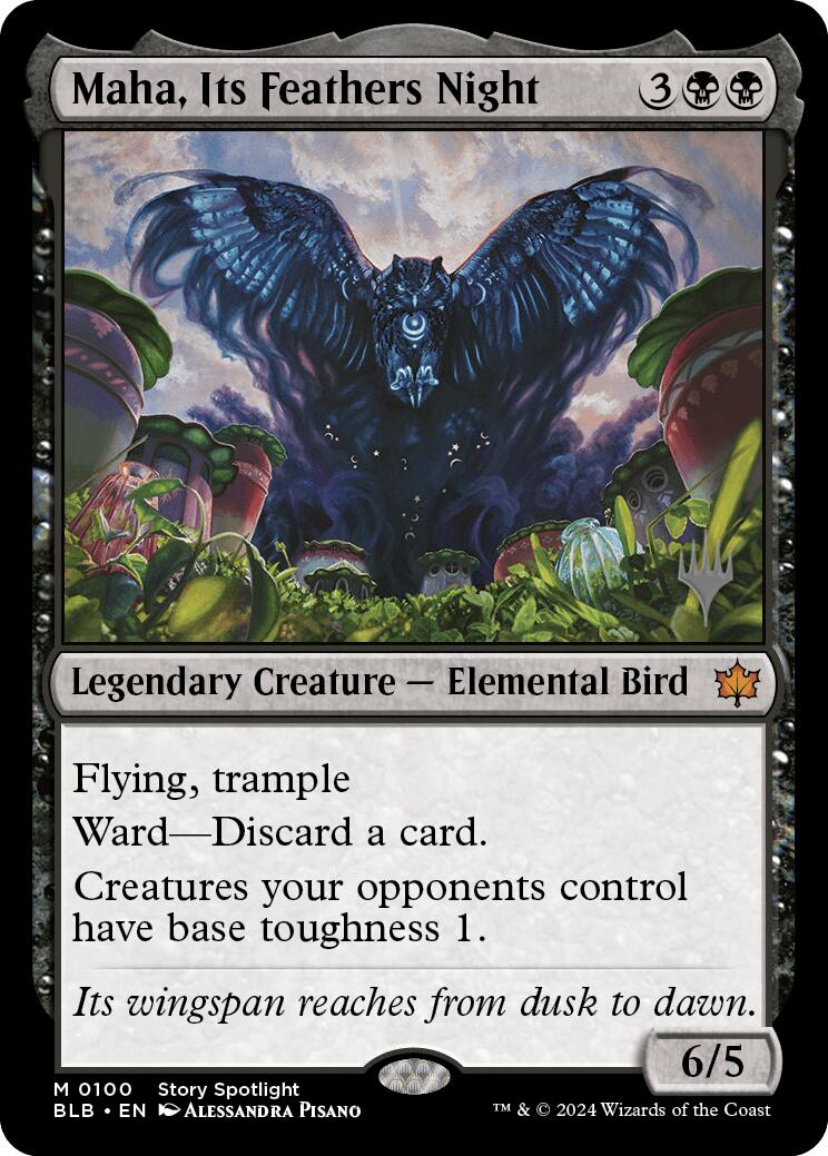 Maha, Its Feather Night [Bloomburrow Promo Pack]