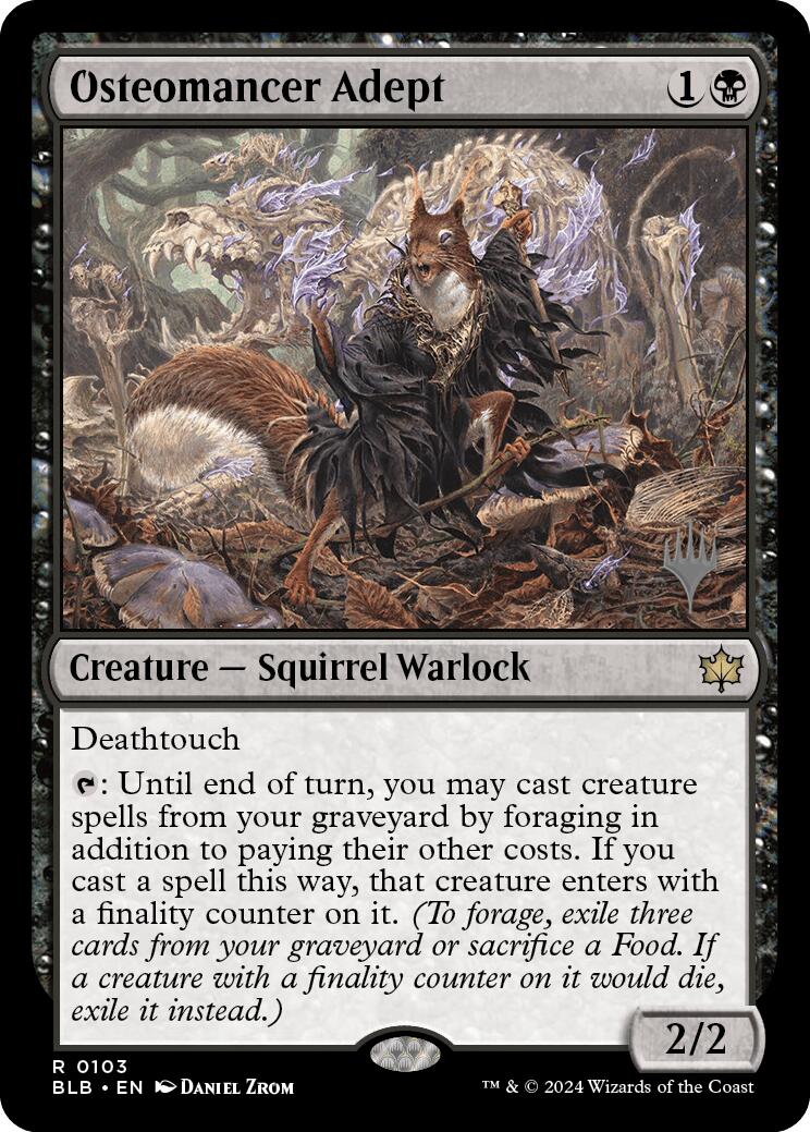 Osteomancer Adept [Bloomburrow Promo Pack]