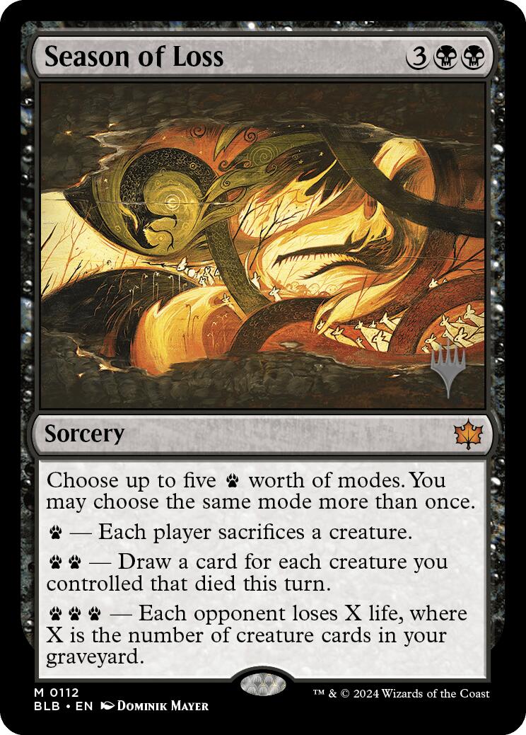 Season of Loss [Bloomburrow Promo Pack]