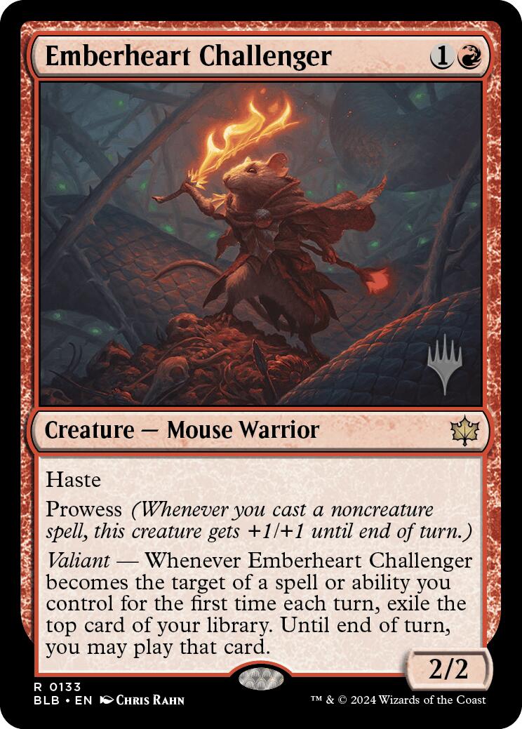 Emberheart Challenger [Bloomburrow Promo Pack]