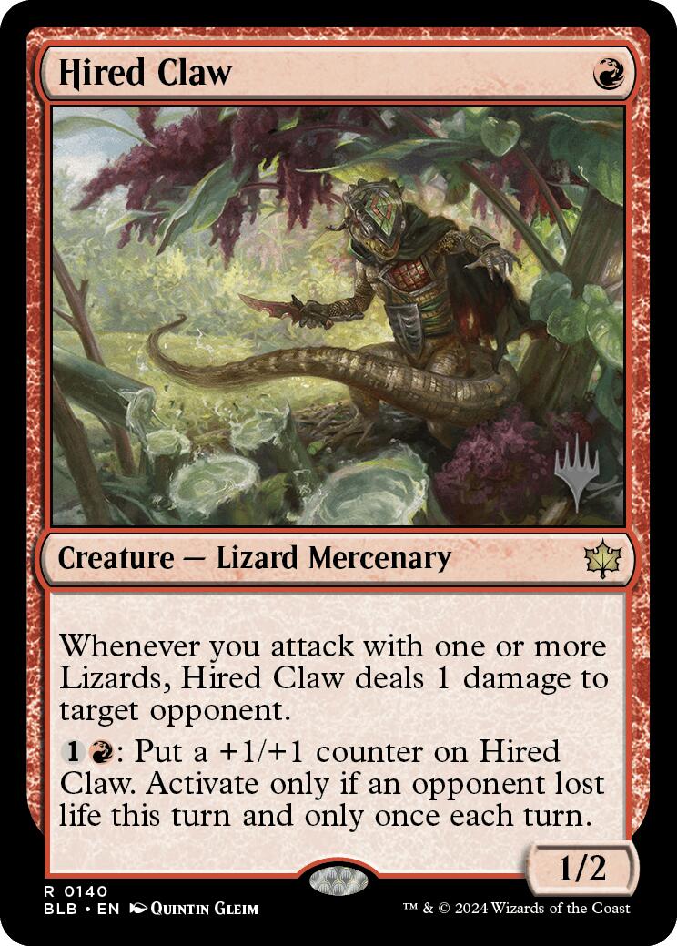 Hired Claw [Bloomburrow Promo Pack]