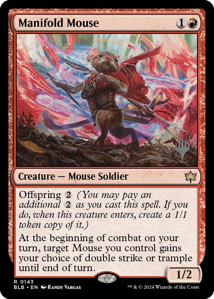 Manifold Mouse [Bloomburrow Promo Pack]