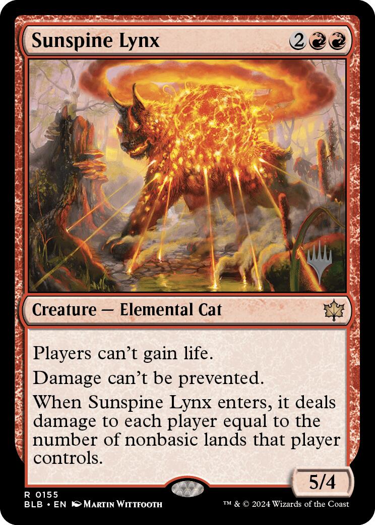 Sunspine Lynx [Bloomburrow Promo Pack]