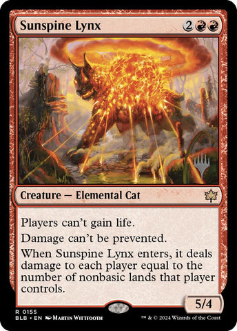 Sunspine Lynx [Bloomburrow Promo Pack]