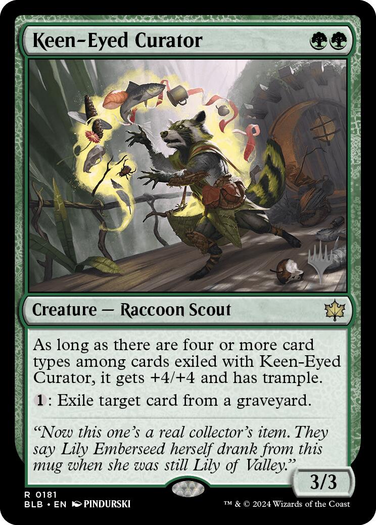 Keen-Eyed Curator [Bloomburrow Promo Pack]