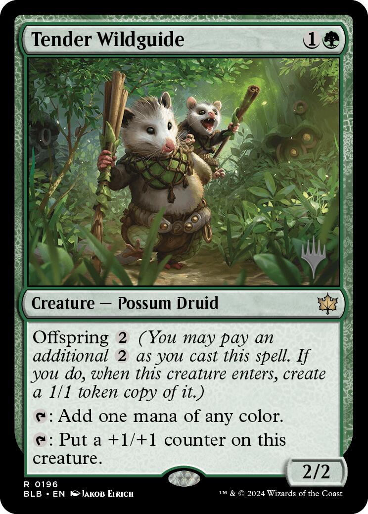 Tender Wildguide [Bloomburrow Promo Pack]