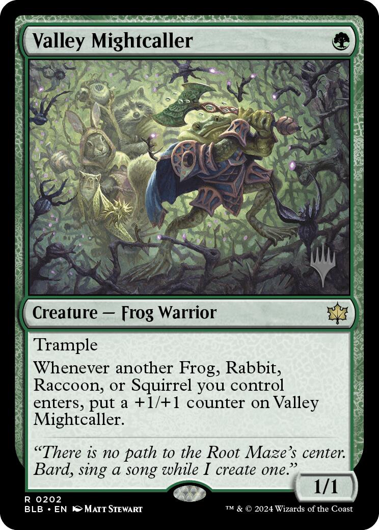 Valley Mightcaller [Bloomburrow Promo Pack]