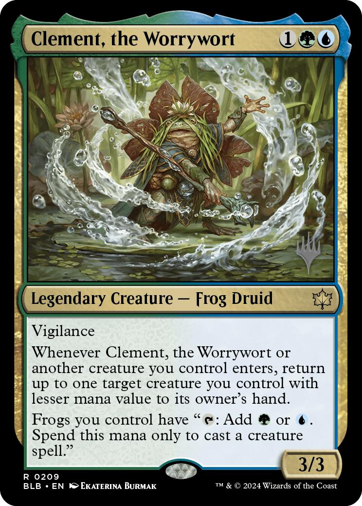 Clement, the Worrywort [Bloomburrow Promo Pack]