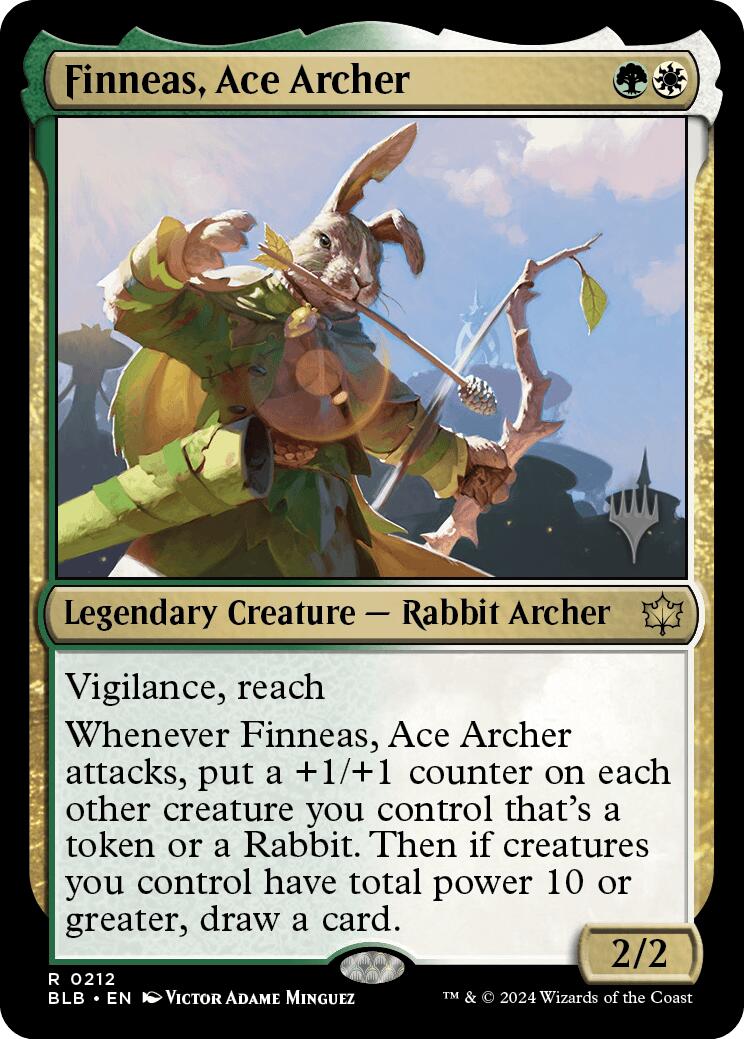 Finneas, Ace Archer [Bloomburrow Promo Pack]