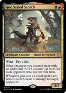Gev, Scaled Scorch [Bloomburrow Promo Pack]