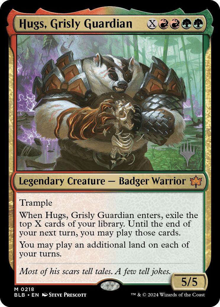 Hugs, Grisly Guardian [Bloomburrow Promo Pack]