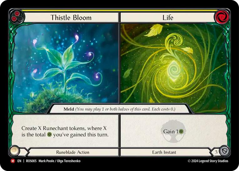 Thistle Bloom // Life [ROS005] (Rosetta) Rainbow Foil