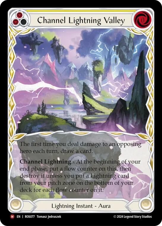 Channel Lightning Valley [ROS077] (Rosetta) Rainbow Foil