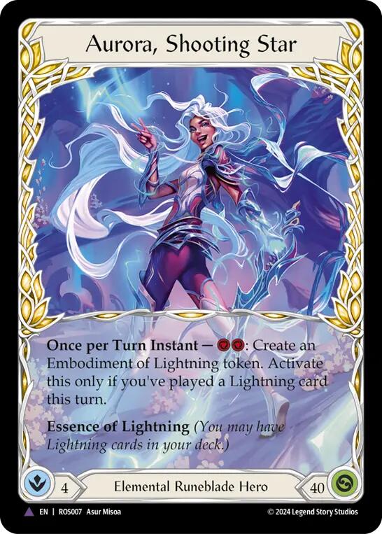 Aurora, Shooting Star (Marvel) [ROS007] (Rosetta) Cold Foil