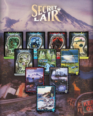 Secret Lair: Drop Series - Secret Lair x Brain Dead: Lands (Rainbow Foil Edition)