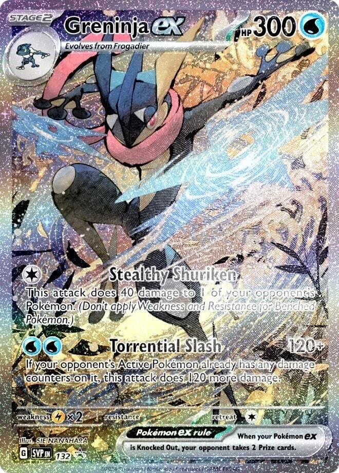 Greninja ex (SVP132) [Scarlet & Violet: Black Star Promos] – Fusion Gaming
