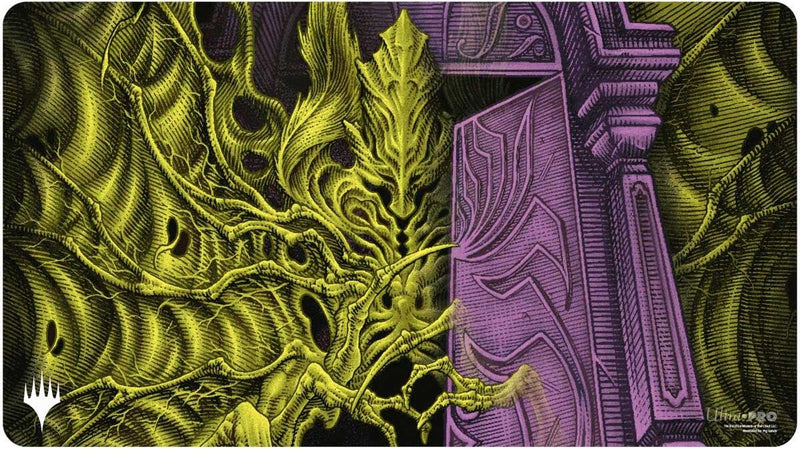 Ultra PRO: Playmat - Duskmourn (Alt Art Key Character Mythic 4 - Valgavoth, Terror Eater - Double Exposure Alt)