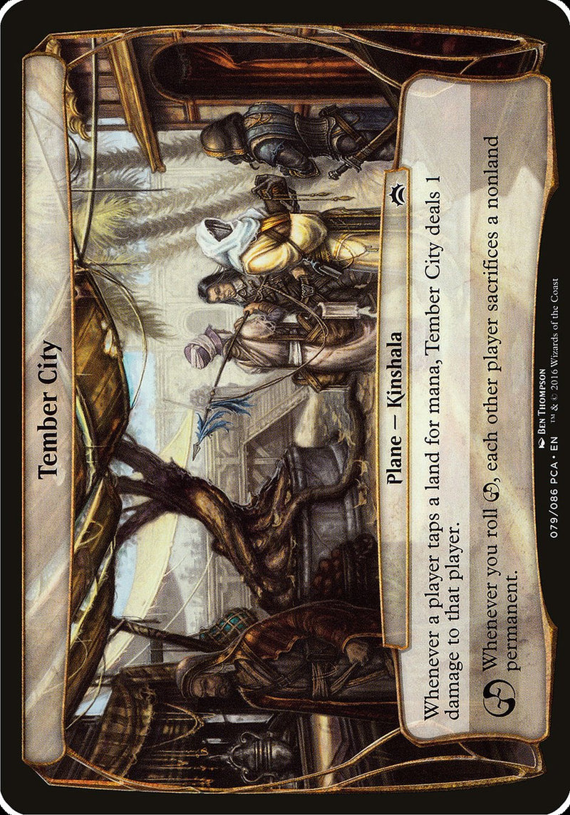 (Oversized Plane) Tember City [Planechase Anthology Planes]
