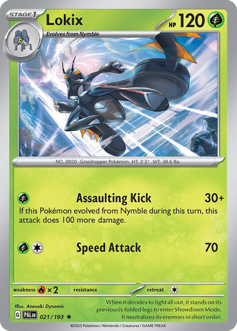 Lokix (021/193) (Scarlet & Violet: Paldea Evolved) [Theme Deck Exclusive]