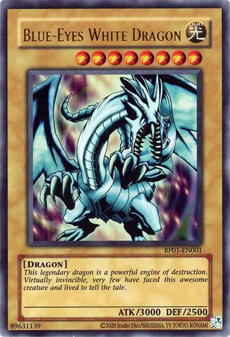 Blue-Eyes White Dragon (Reprint) [RP01-EN001] Ultra Rare