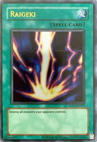 Raigeki (Reprint) [RP01-EN005] Ultra Rare