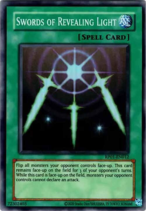 Swords of Revealing Light (Reprint) [RP01-EN012] Super Rare