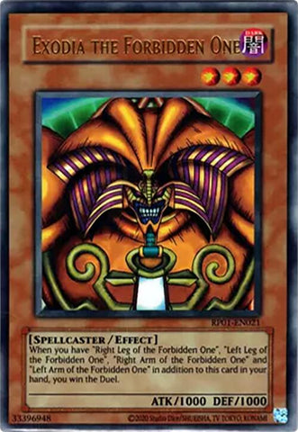 Exodia the Forbidden One (Reprint) [RP01-EN021] Ultra Rare
