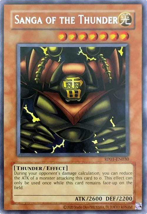Sanga of the Thunder (Reprint) [RP01-EN030] Rare