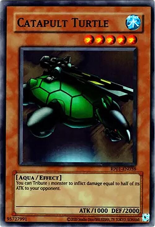 Catapult Turtle (Reprint) [RP01-EN038] Super Rare