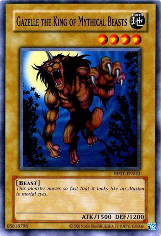 Gazelle the King of Mythical Beasts (Reprint) [RP01-EN043] Common